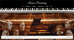 Desktop Screenshot of pianopractising.com