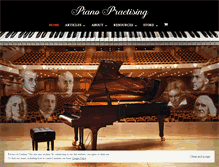 Tablet Screenshot of pianopractising.com